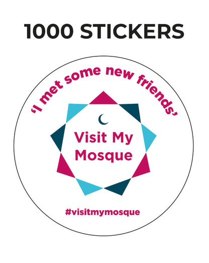1000 Quantity - I met some new friends VMM Stickers for £70