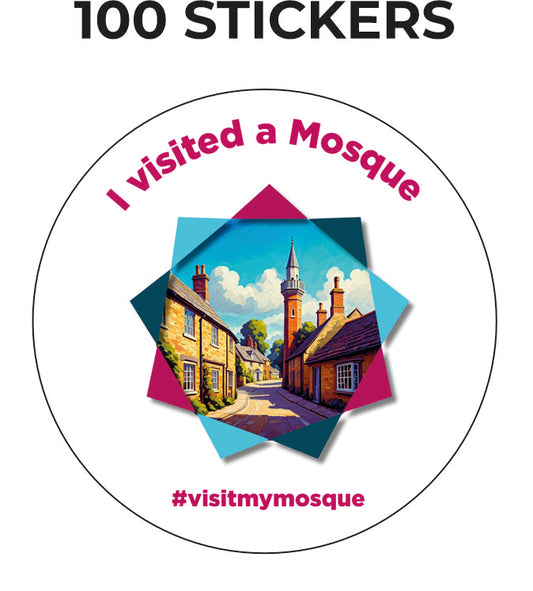100 Quantity - I visited a mosque VMM Stickers for £40
