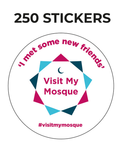 250 Quantity - I met some new friends VMM Stickers for £45