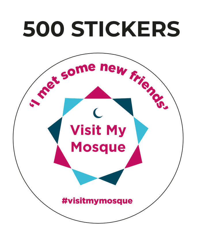 500 Quantity - I met some new friends VMM Stickers for £55