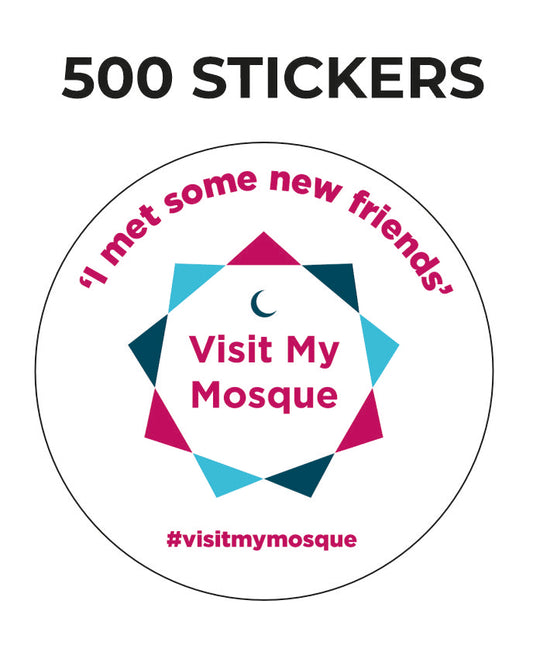 500 Quantity - I met some new friends VMM Stickers for £55