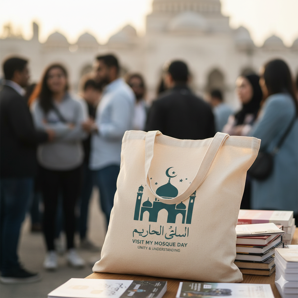 100 Custom-branded tote bags 1 colour print 1 side for £198
